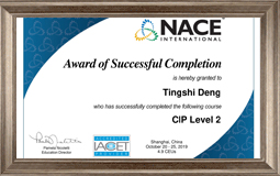 nace級(jí)涂裝檢驗(yàn)資格證